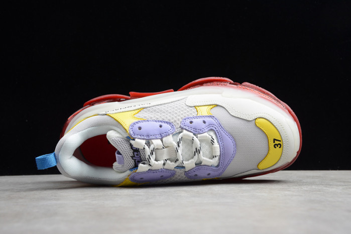 BL TRIPLE S TRAINERS CLEAR SOLE  WHITE YELLOF   541624  W09OH  1000