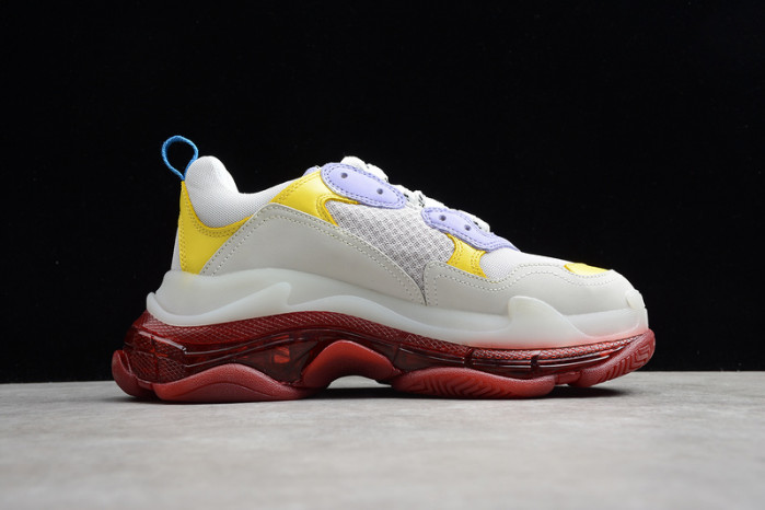 BL TRIPLE S TRAINERS CLEAR SOLE  WHITE YELLOF   541624  W09OH  1000