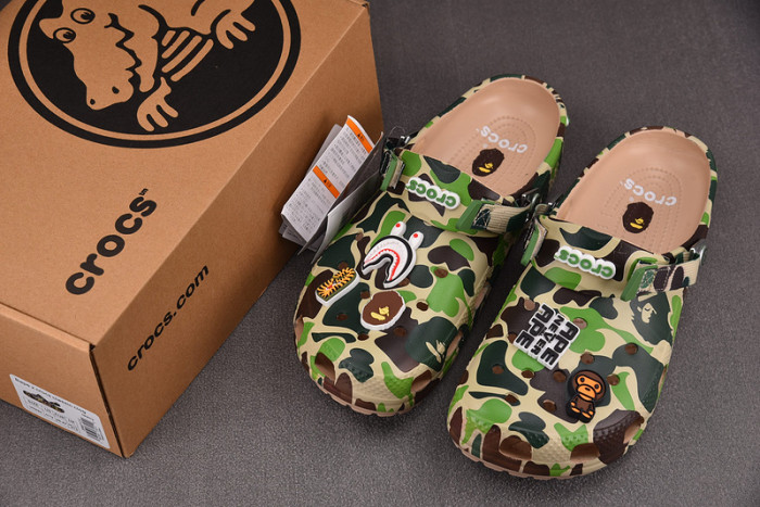 Crocs Classic Clog A Bathing Ape ABC  COPSHOE BP-223