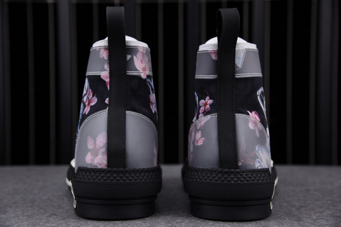 D1R* B23 OBLIQUE HIGH TOP SNEAKERS  KICKZE DR-4