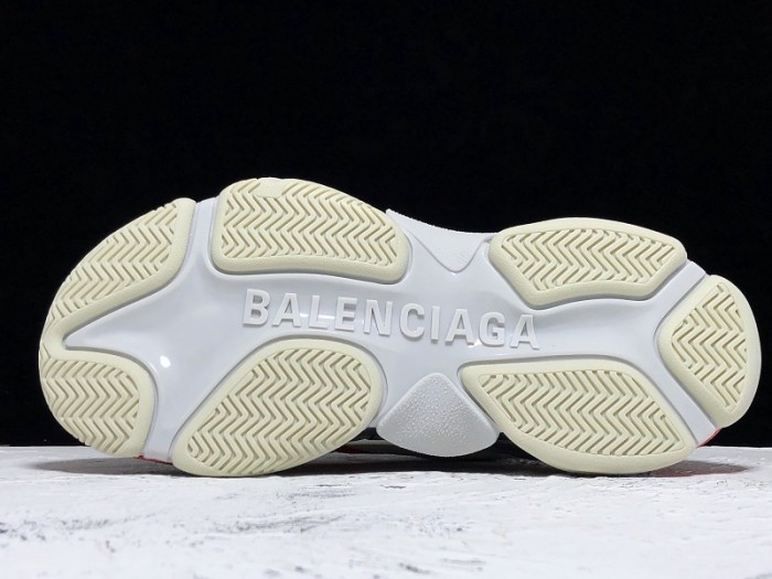 BL TRIPLE S TRAINERS CLEAR SOLE  GREY GLOF  WHITE   541624  W09OH  1009
