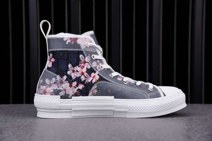 D1R* B23 OBLIQUE HIGH TOP SNEAKERS  KICKZE DR-5