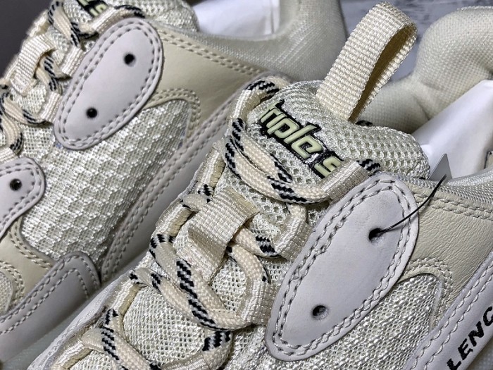BL TRIPLE S TRAINERS CLEAR SOLE gold and white  541624  W09O1 9005