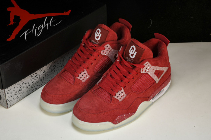 Air Jordans 4 Retro Oklahoma Sooners AJ4-904282