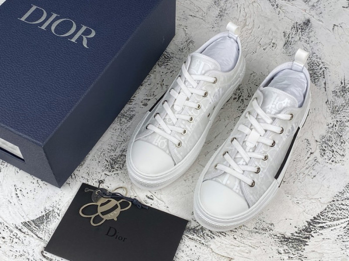 D1R* B23 OBLIQUE LOF TOP SNEAKER white T00853H059