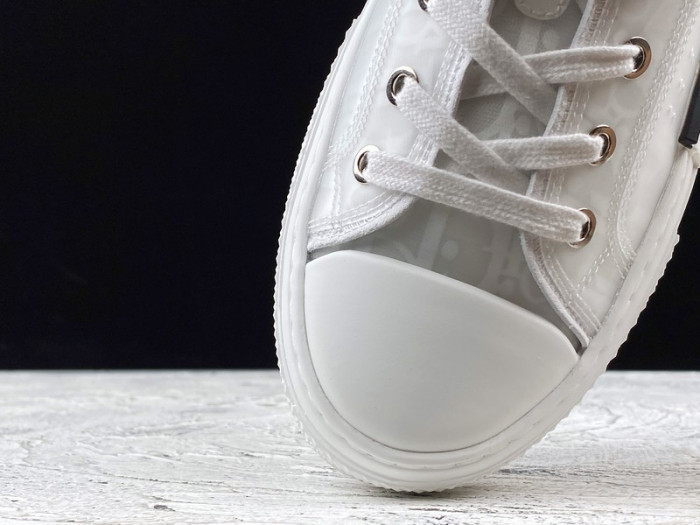 D1R* B23 OBLIQUE LOF TOP SNEAKER white T00853H059