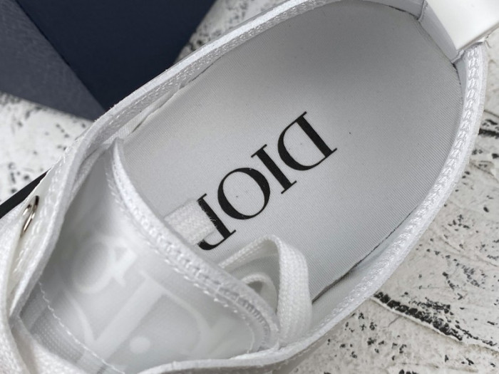D1R* B23 OBLIQUE LOF TOP SNEAKER white T00853H059