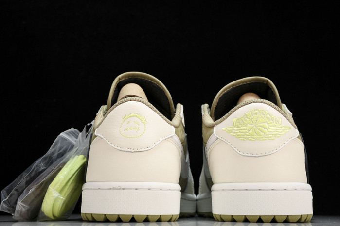Jordan 1 Retro Low Golf Travis Scott Neutral Olive  FZ3124-200