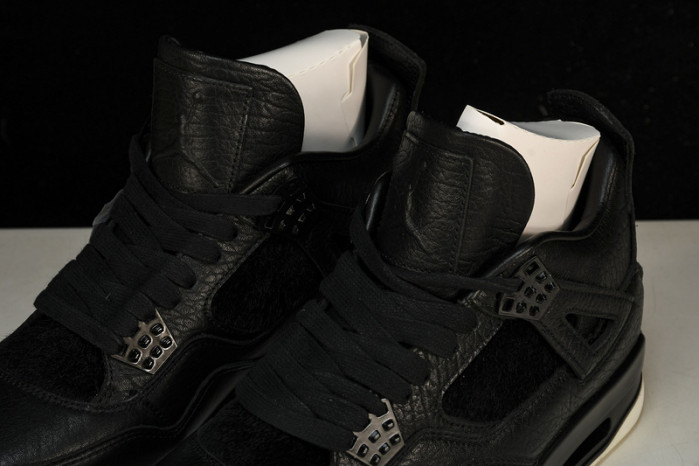 Jordan 4 Retro Pony Hair Black  819139-010