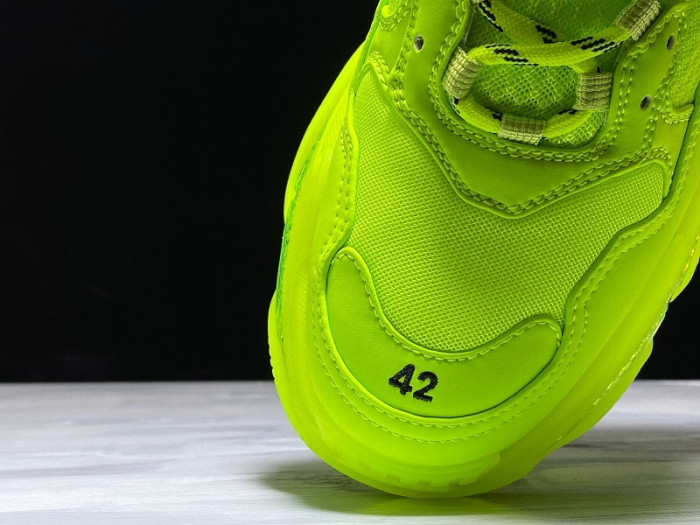 BL TRIPLE S TRAINERS CLEAR SOLE FLLO YELLOF  541624 W09O1 9002