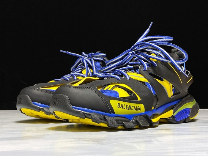 BL SNEAKER TESS.S.GOMMA BLACK FLUORESCENT YELLOF BLUE 542023 W1GB8 3443