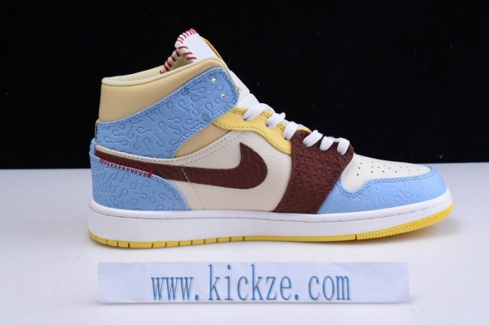 Air Jordan 1 Mid SE Fearless Maison Chateau CU2803-200