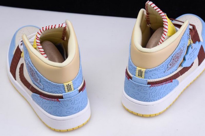 Air Jordan 1 Mid SE Fearless Maison Chateau CU2803-200