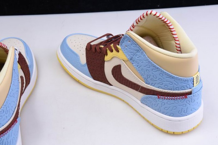 Air Jordan 1 Mid SE Fearless Maison Chateau CU2803-200
