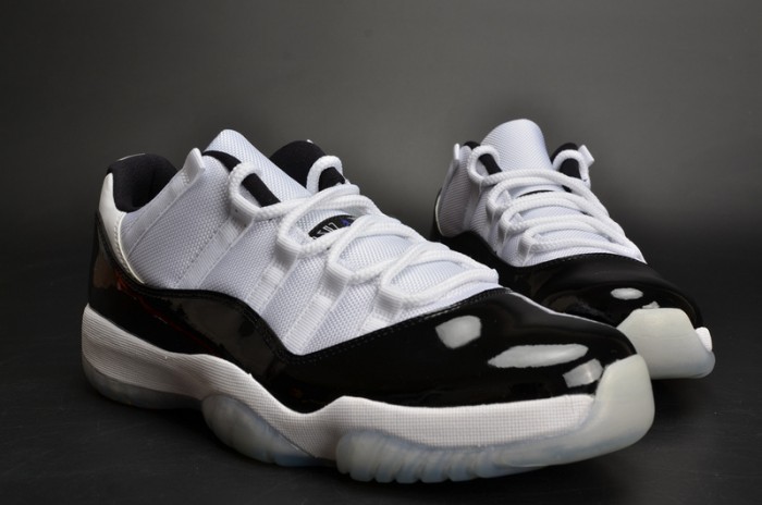 AIR JORDAN 11 RETRO LOF "CONCORD" BLACK/ WHITE  mens 528895-153