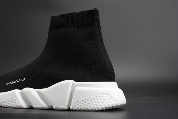 BL Stretch Mesh High Top Sneaker Black White