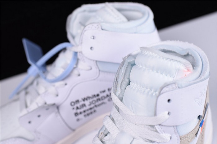 OF Air Jordan 1 Retro High White AQ0818-100